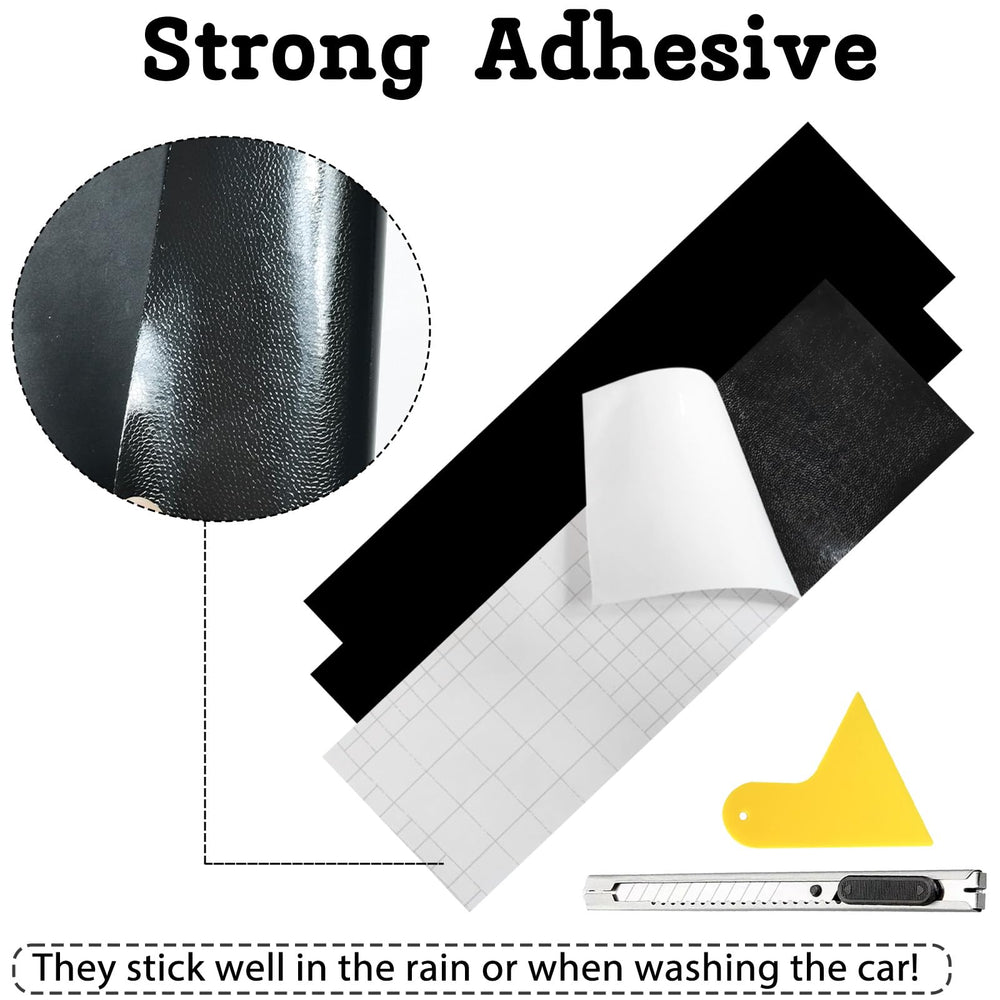 QianBao universal auto sticker suitable for grills and rear emblems.