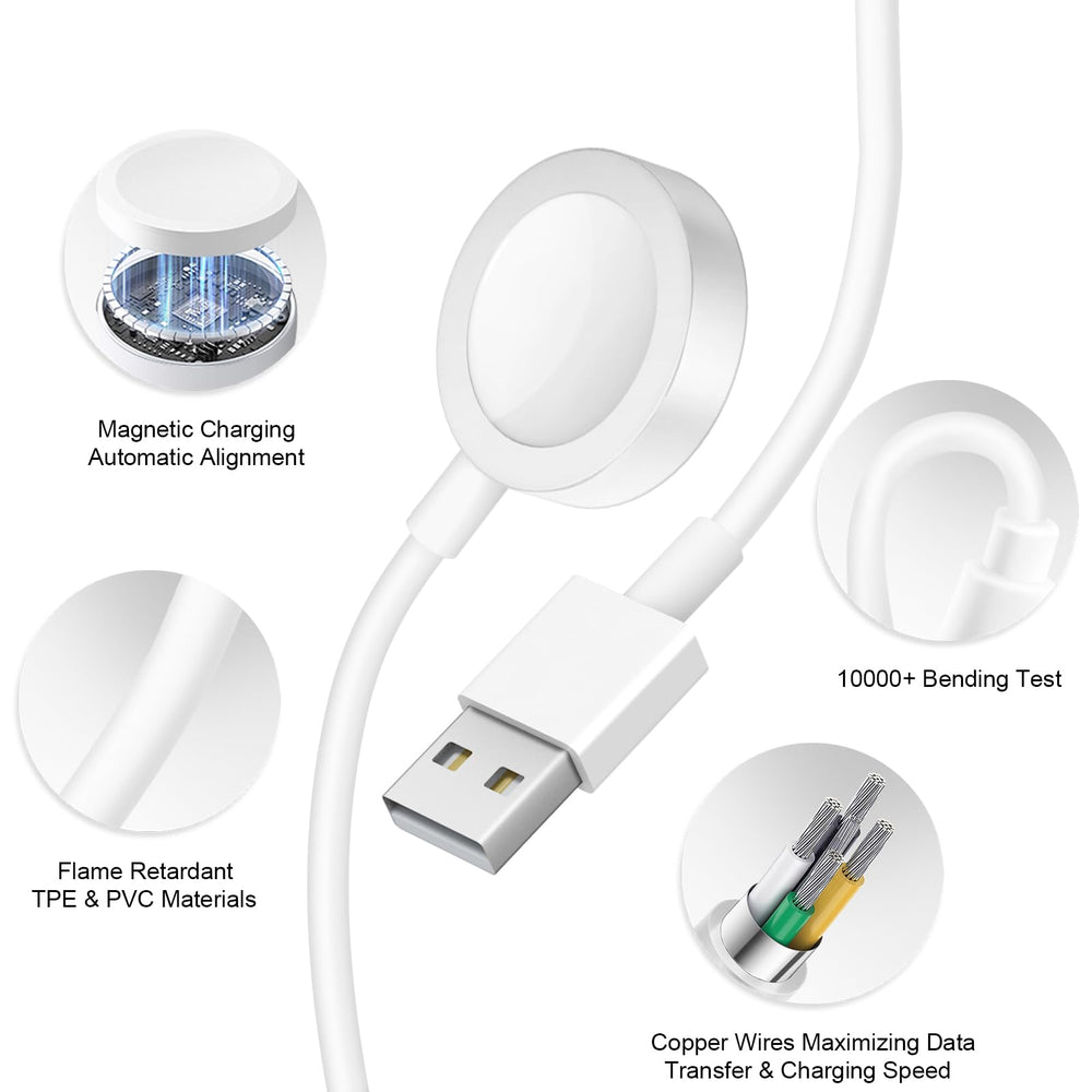 QIANGXINGS watch charger auto-centering magnetic design for precise alignment