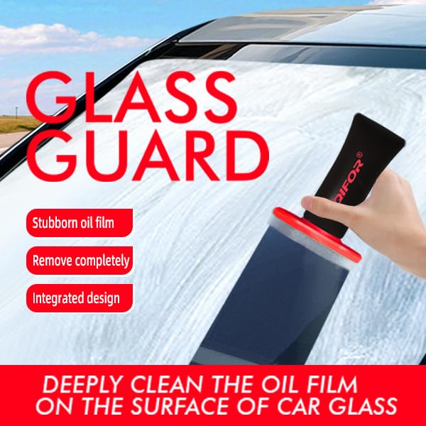 QIFOR Oil Film Remover leaves a streak-free finish that minimizes glare from sun and headlights.