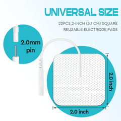 QIHANGTOPS 22-piece pads compatible with AUVON TENS 7000 units.
