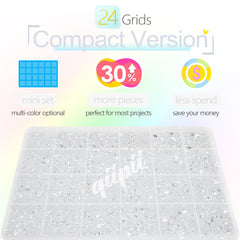qiipii transparent rhinestones 4mm flatback for cups and clothing embellishment.
