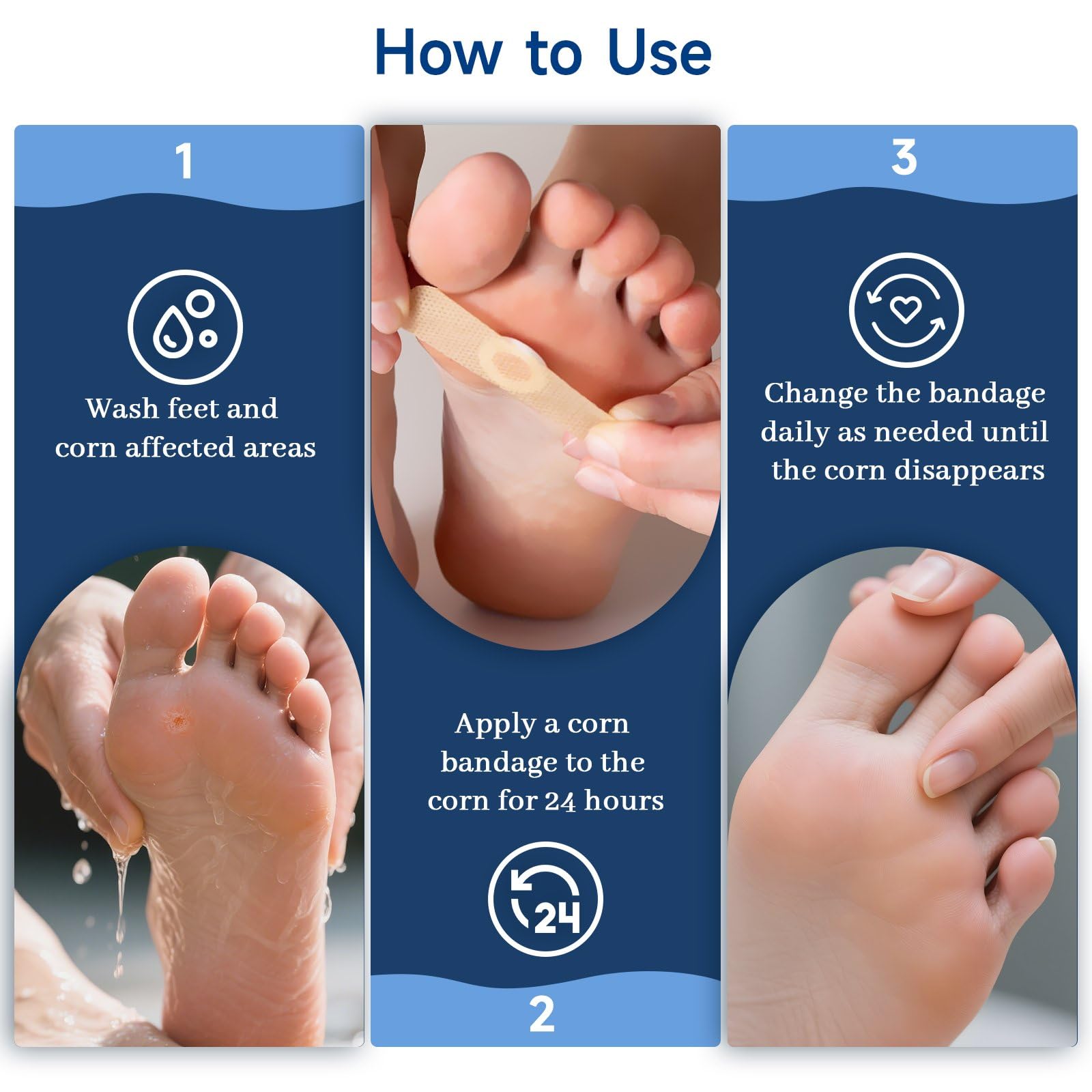 QIYANA 30-count box provides convenient home treatment for calluses