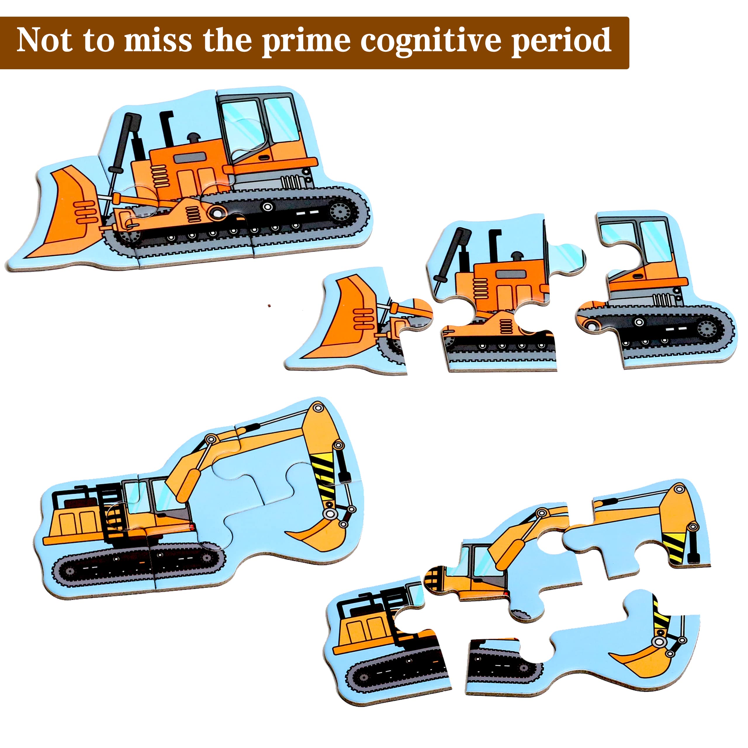 QimuMku Magnetic Puzzles cars foster pattern recognition on metal surfaces