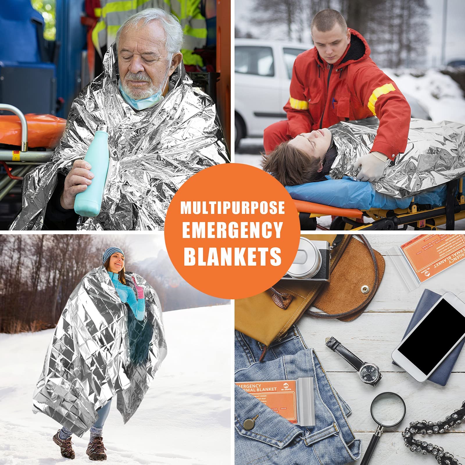 QIO CHUANG tent footprint emergency blanket supports shelter setup.