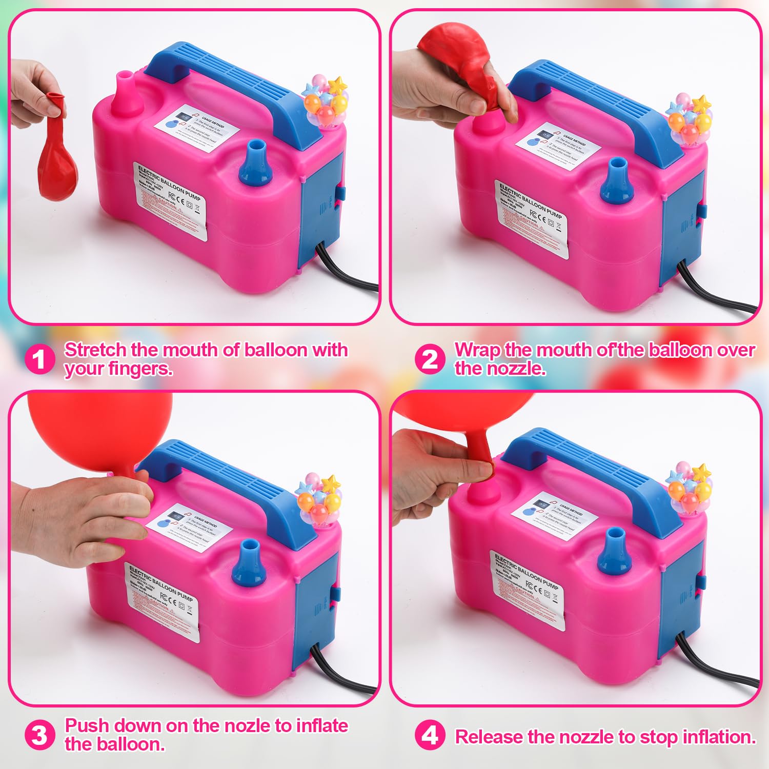 QIPUMP auto-shutoff balloon pump prevents overinflation and saves energy