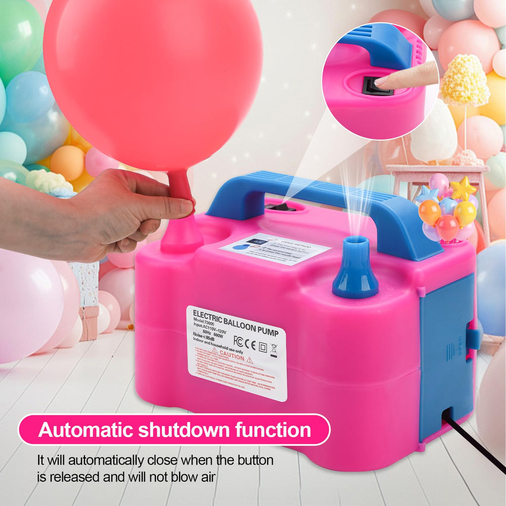 QIPUMP electric balloon pump side view showing compact design for easy transport