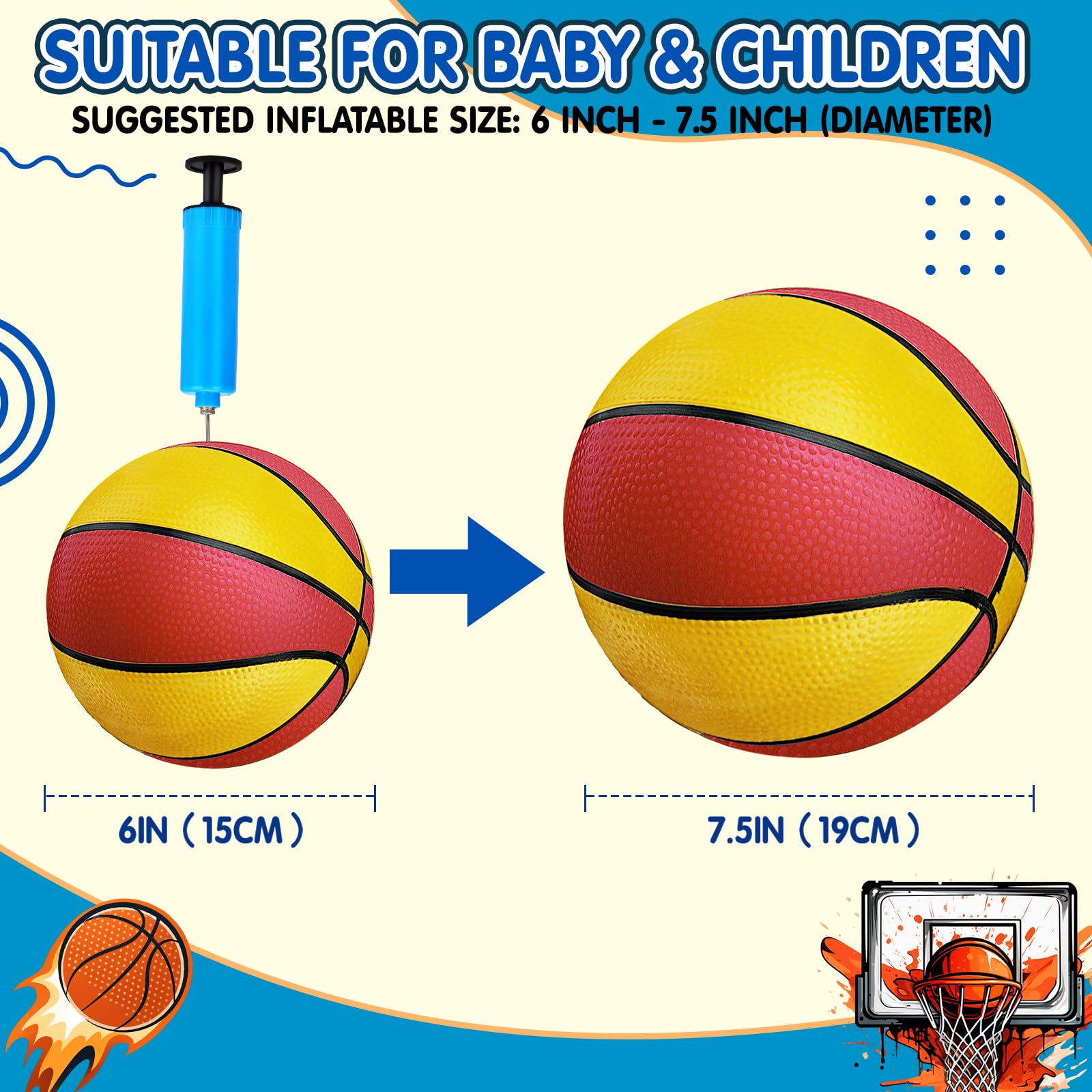 Qirptey easy inflate design saves setup time for play sessions