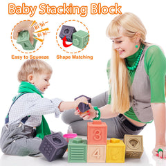 Qirptey soft-building blocks help explore textures and creativity for curious babies.