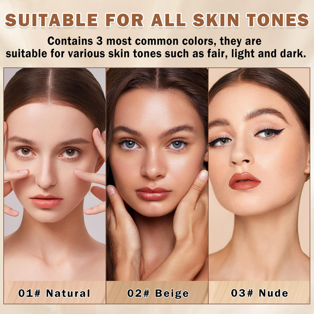QIUFSSE air brush foundation packaging suits makeup lovers as a gift.