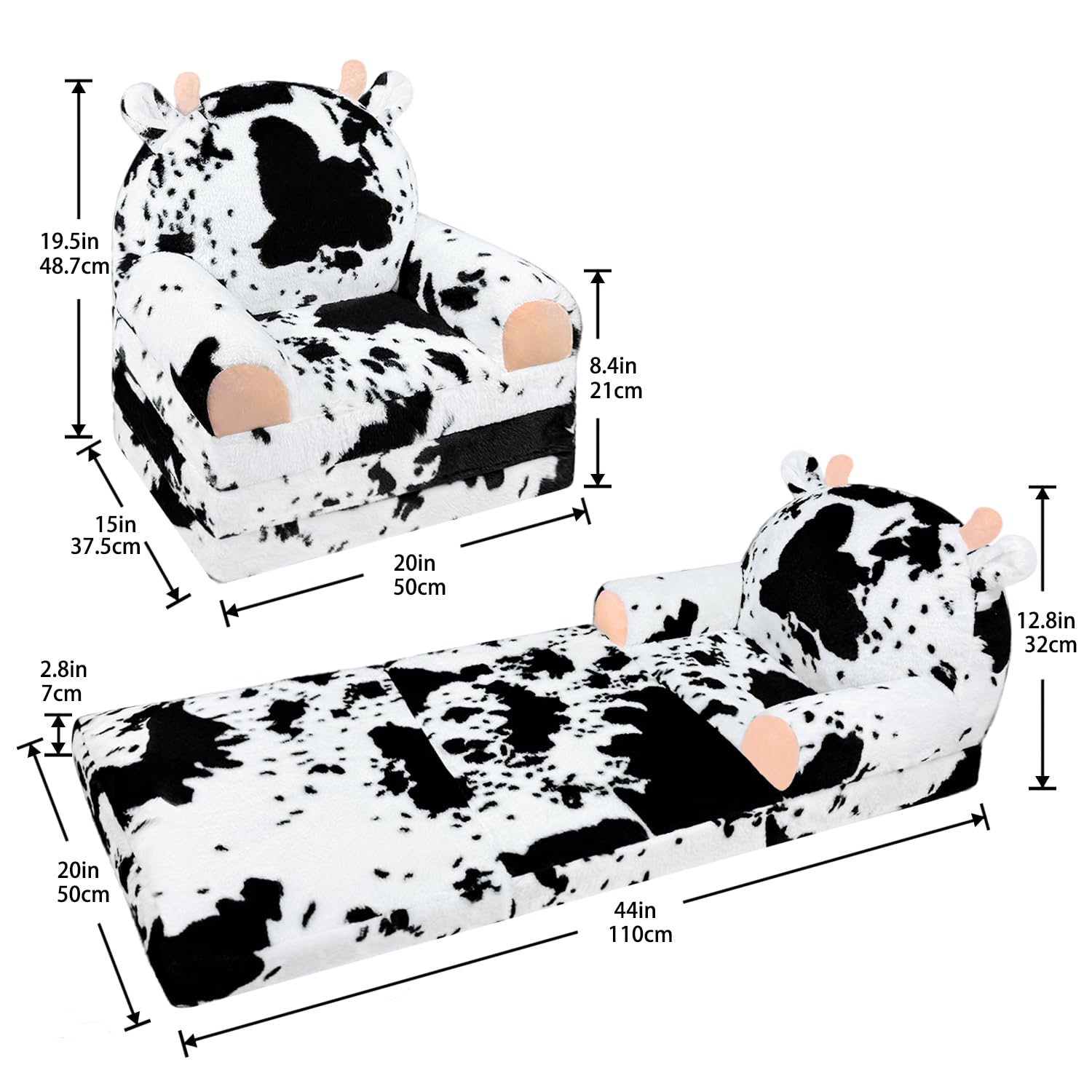 QIUODO soft faux rabbit fur cover offers gentle, breathable comfort.