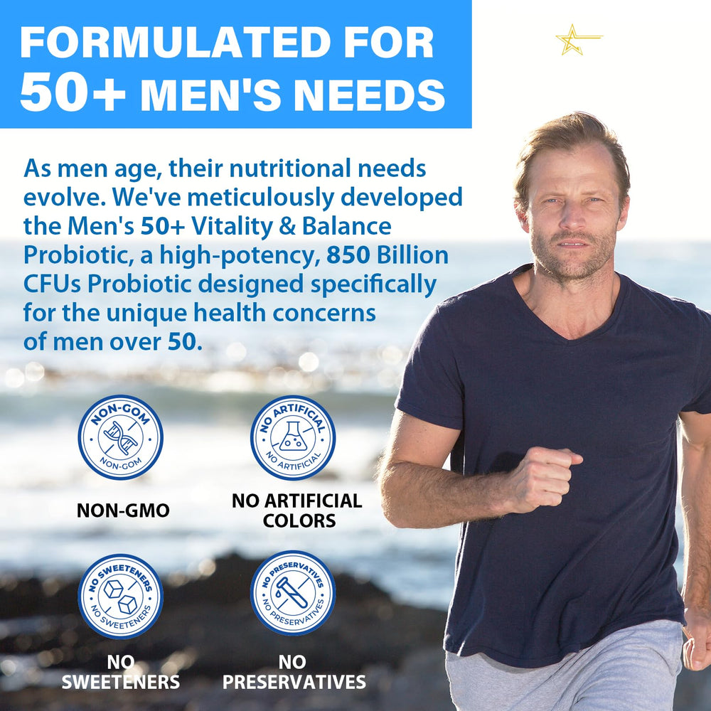 QIVERNAMY Probiotic 50plus delayed-release capsules reach the gut effectively.