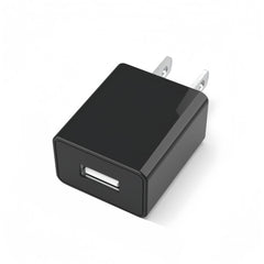 Qjin USB wall adapter front view, compact 5V charging for travel and home