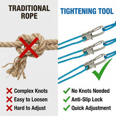 QLSVKSR accessory cord included for securing small gear with flexibility.