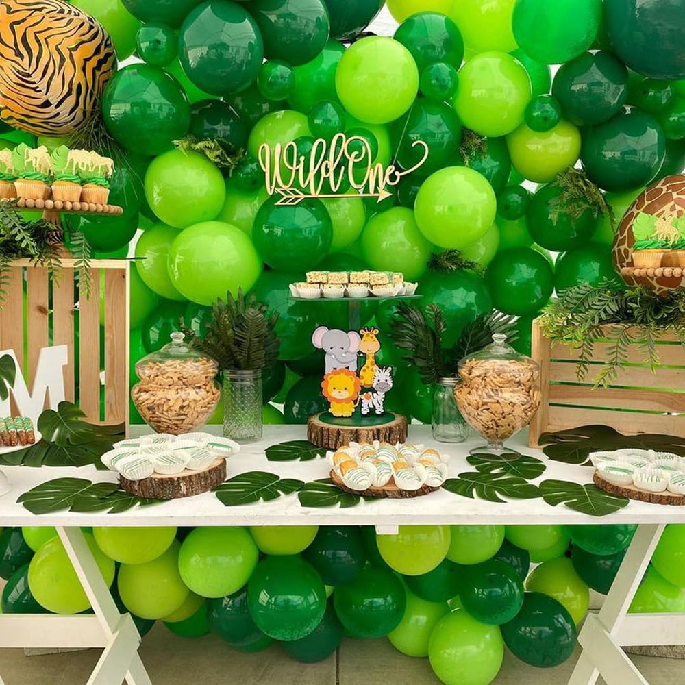 Qmraercu lime green balloons add bright accents to themes