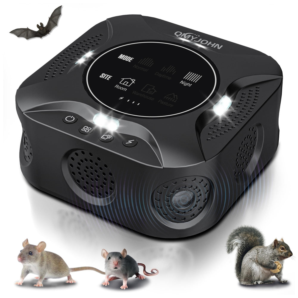 QMYJOHN indoor pest repeller with display screen shows current mode clearly.