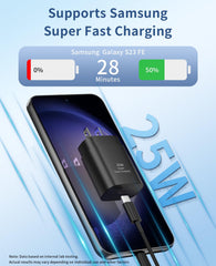 Qntry USB-C cable 6ft offering flexible reach for charging