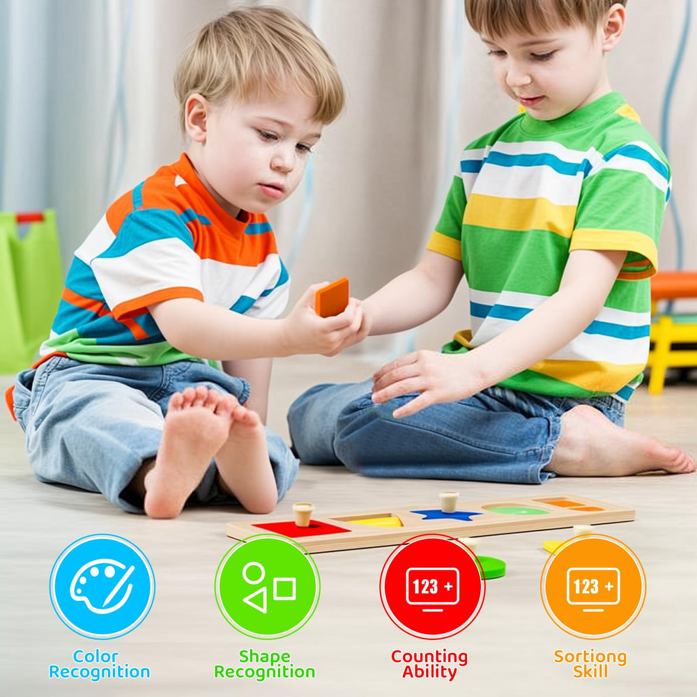 QODOFLR wooden puzzle kit invites indoor or outdoor exploration.