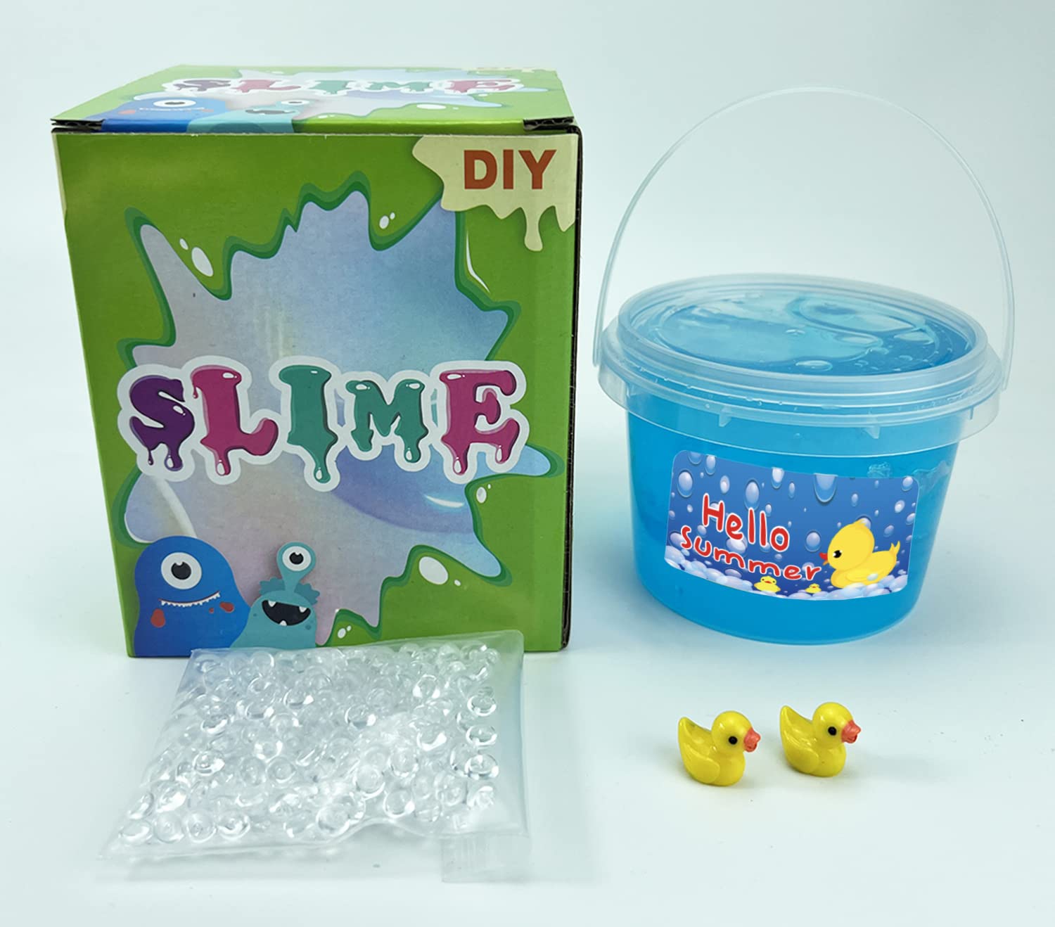 QOFRJTU soft, non sticky slime with a cool hand feel for gripping.