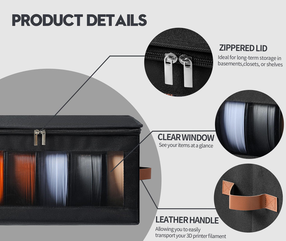 Qozary storage offers versatile use beyond filaments, like toys or crafts.
