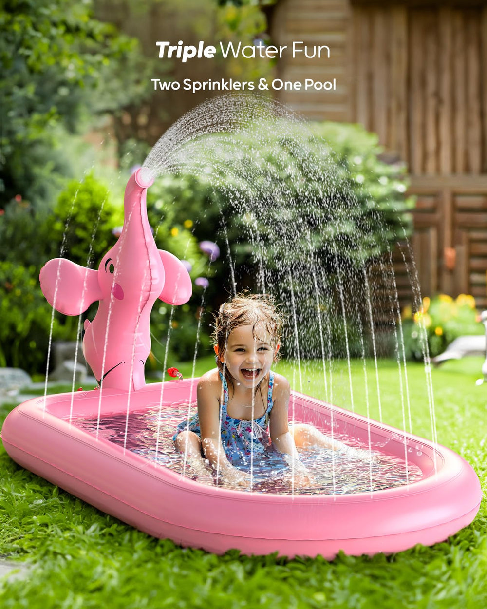 QPAU elephant tail water jet adding lively, extended water play