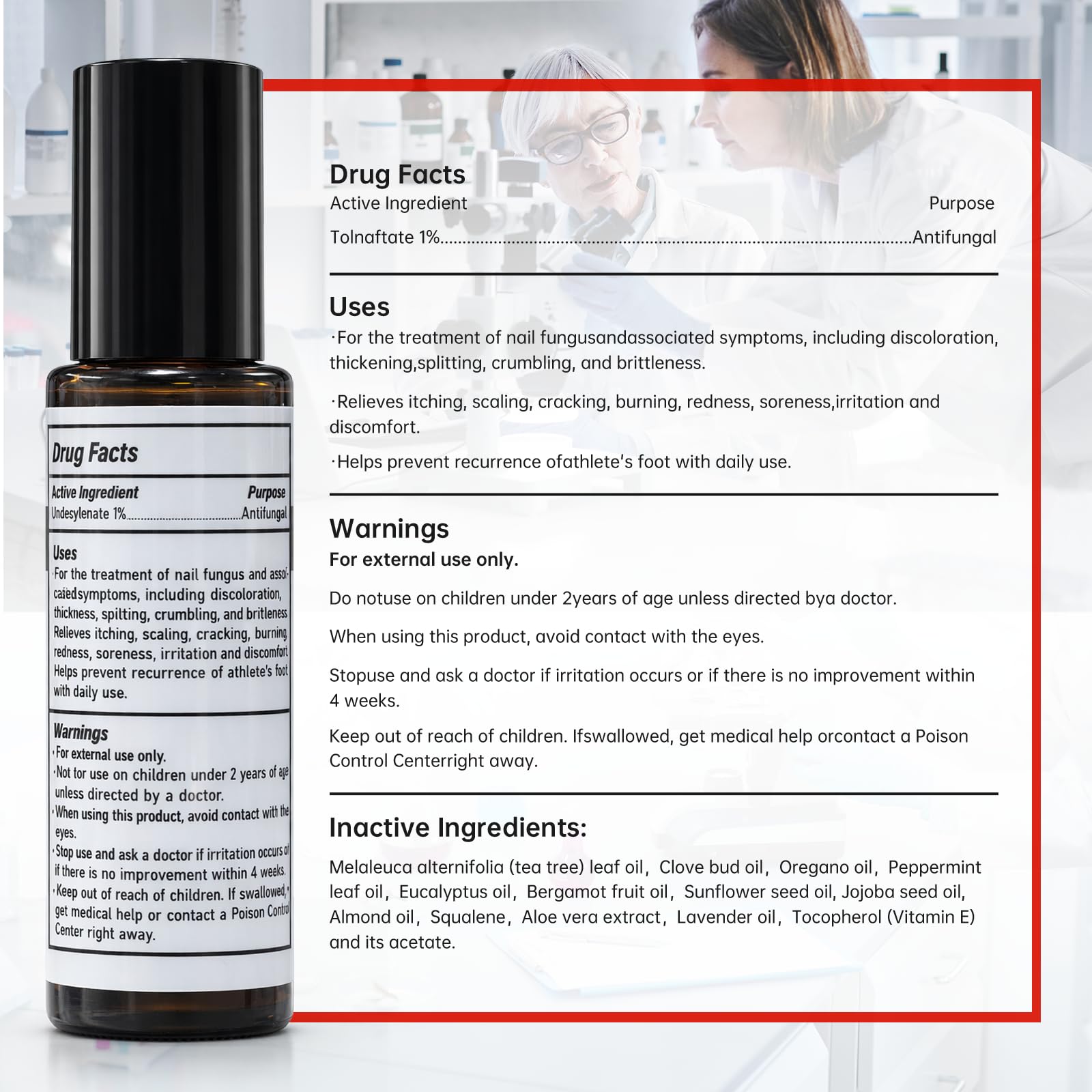 QQE rollerball in hand shows hygienic, spill-free application.