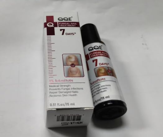QQE protective barrier forms after application to help nail care.
