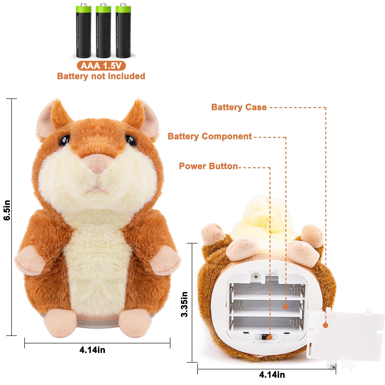 Qrooper Talking Hamster sparks imaginative play and storytelling sessions.