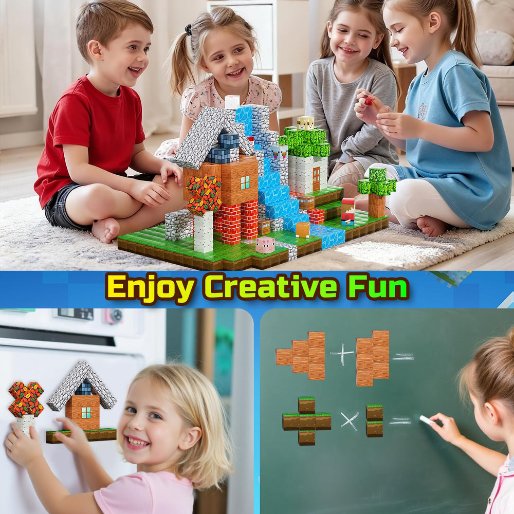QRPQT Magnetic Blocks safety-tested set reassures parents during exploration and play.