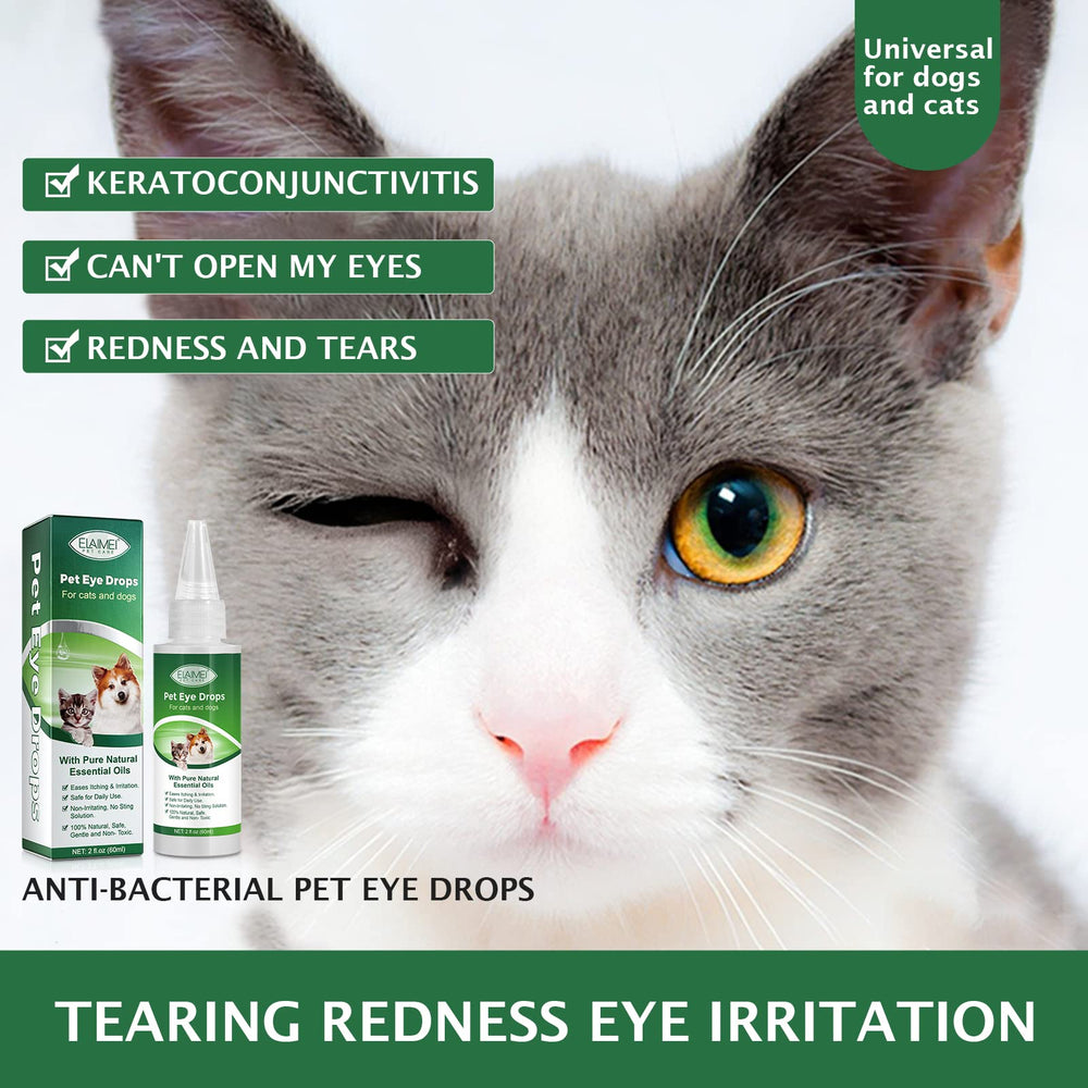 QRZBPZWE Safe Pet Eye Drops area use supports around-eye application.