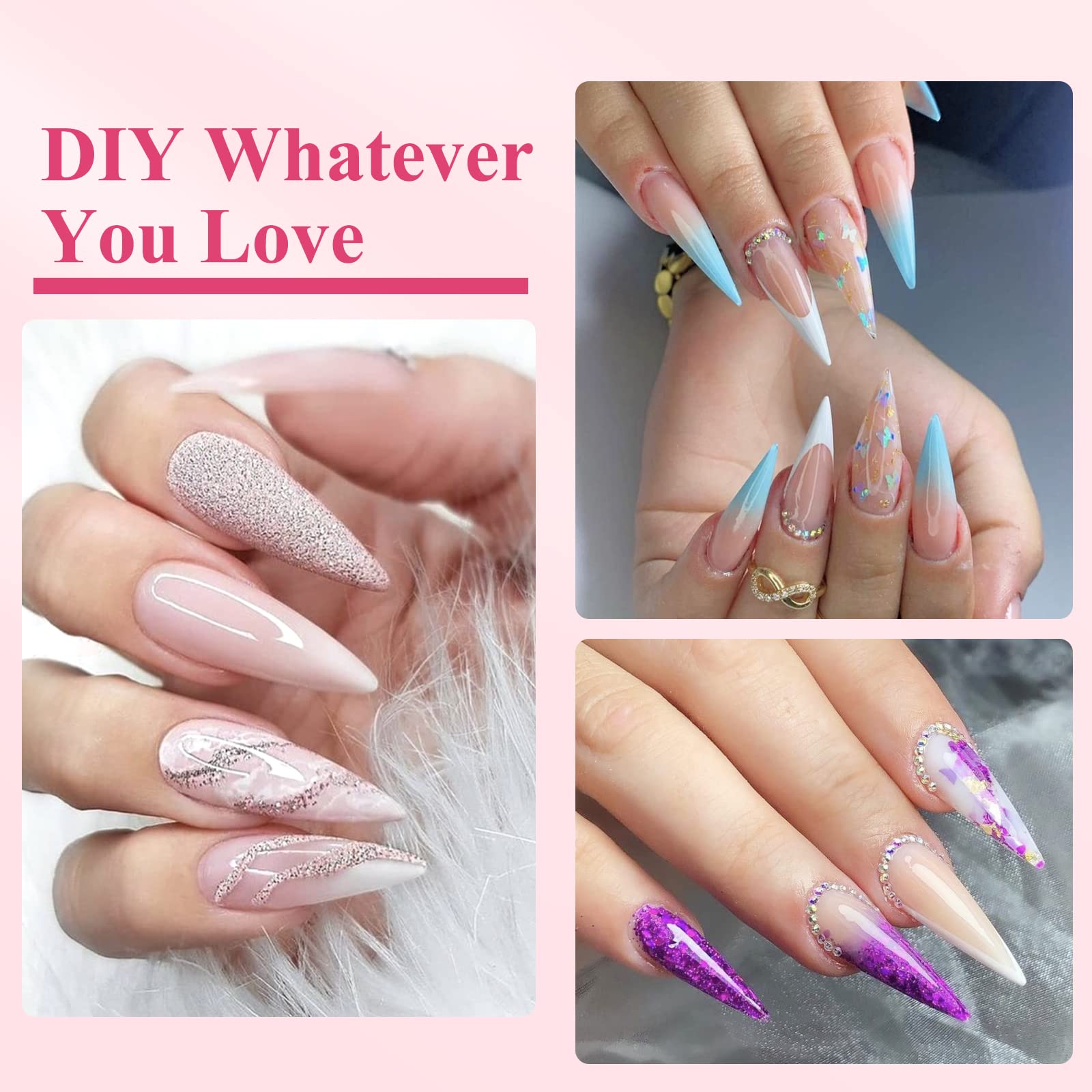 Quaferen long-wear nail tips designed for up to 21 days of art.