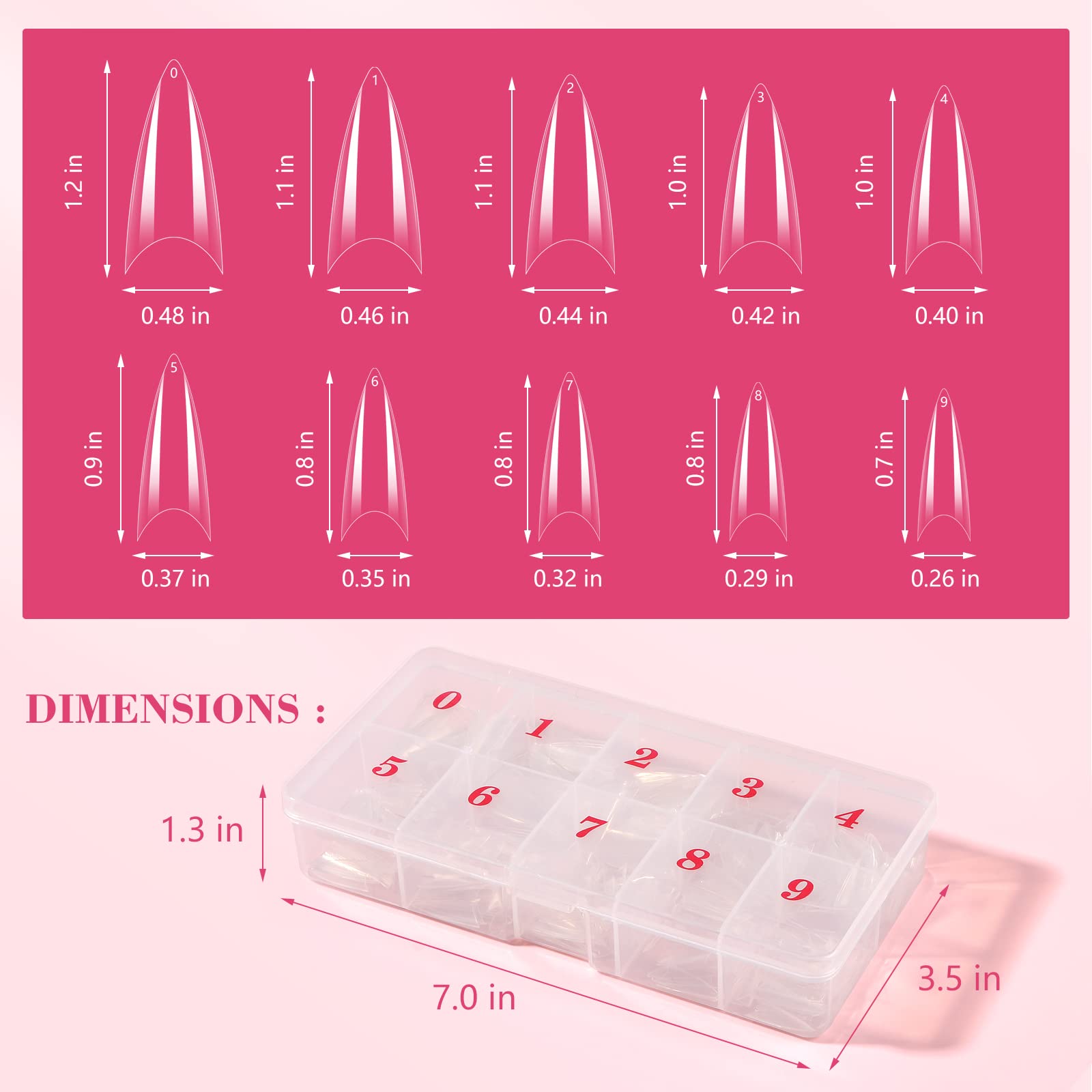 Quaferen packaging suitable for salon use and DIY nail art at home.