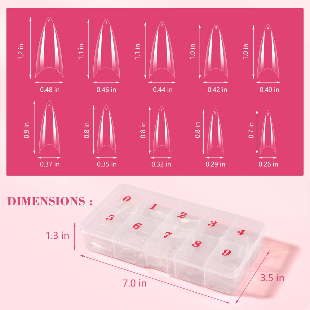 Quaferen packaging suitable for salon use and DIY nail art at home.