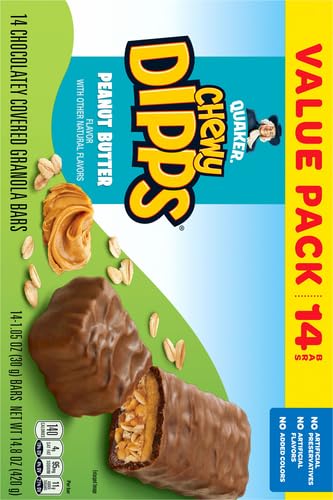 Quaker Chewy Dipps individually wrapped bars for easy sharing