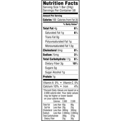 Real chocolate chips visible in Quaker Lower Sugar bars for a kid-friendly treat.