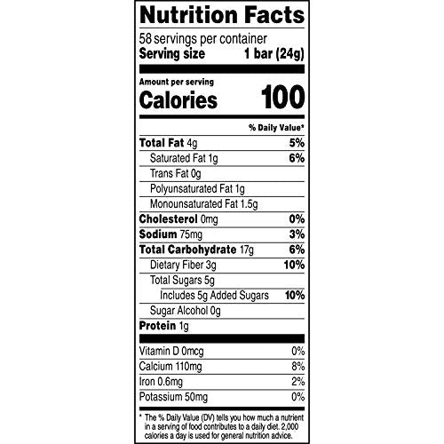 Chocolate Chip flavor with chewy texture and satisfying bite.
