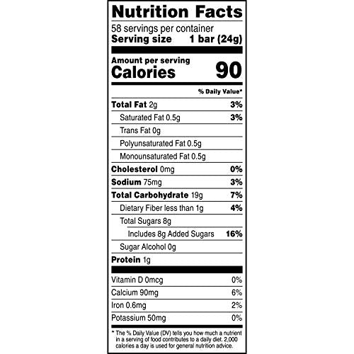 Quaker Chewy S'mores bar wrapper closeup highlighting chocolatey indulgence for a tasty treat.