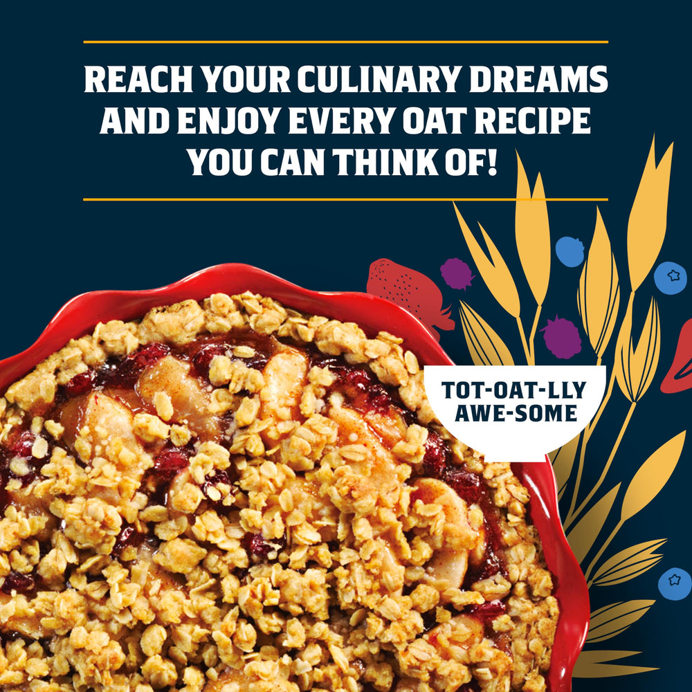 Quaker gluten-free oats bowl steaming ready for breakfast