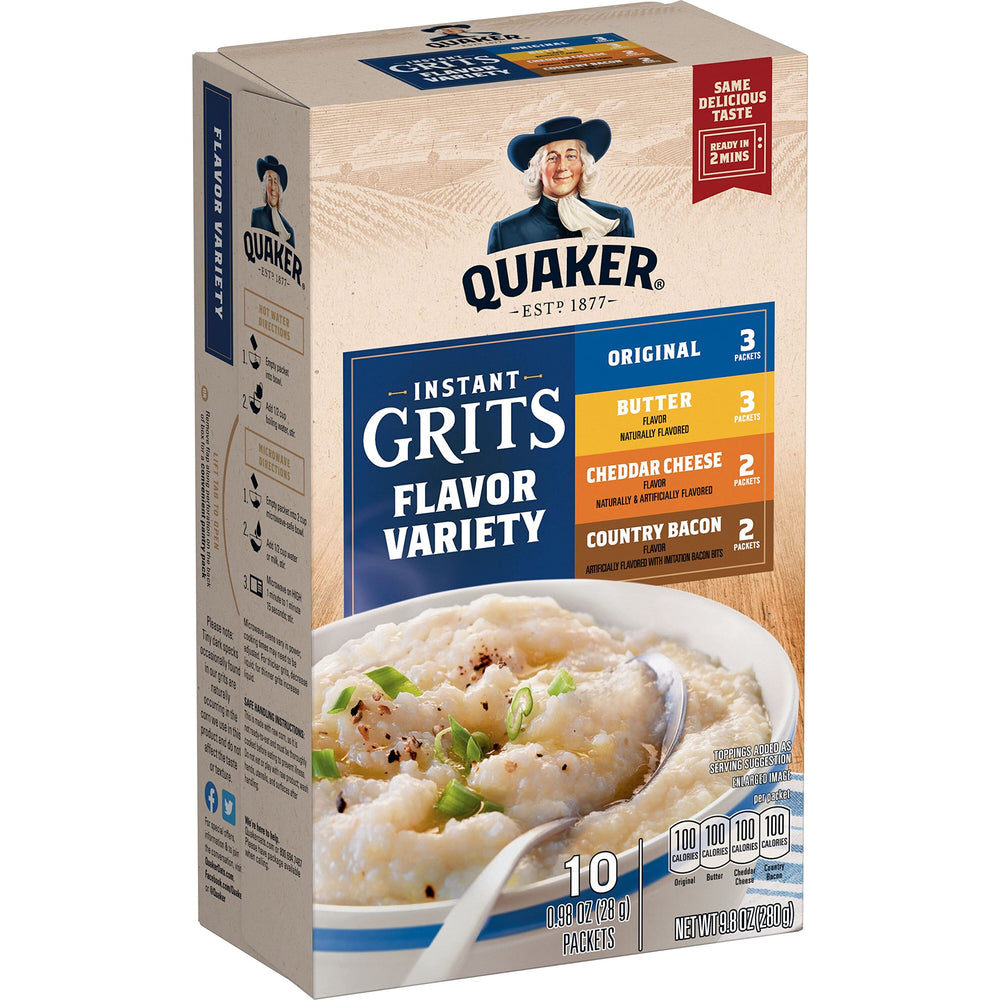 Quaker Instant Grits Original packet for a quick nourishing breakfast