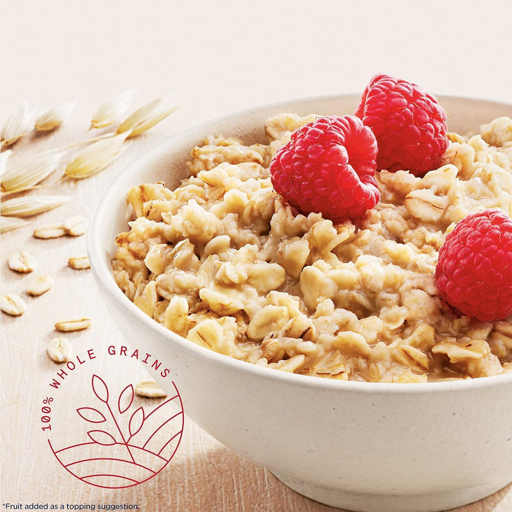 Quaker Oatmeal Maple Brown Sugar flavor image with creamy texture