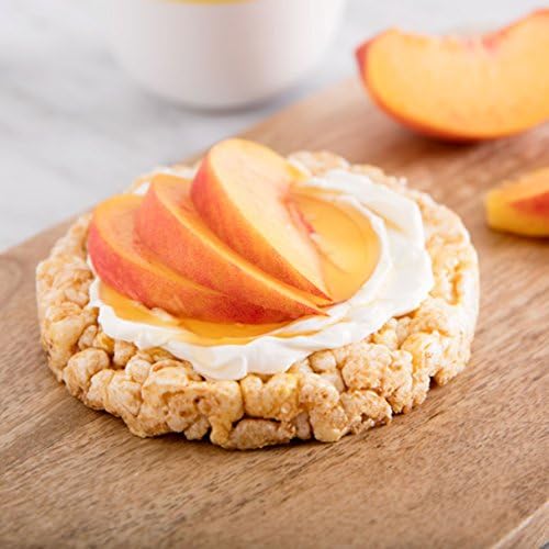 Quaker Large Rice Cakes shows 50 calories per cake scene
