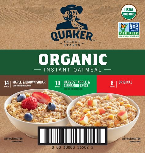 Quaker Instant Oatmeal bowl steaming for a warm, satisfying meal