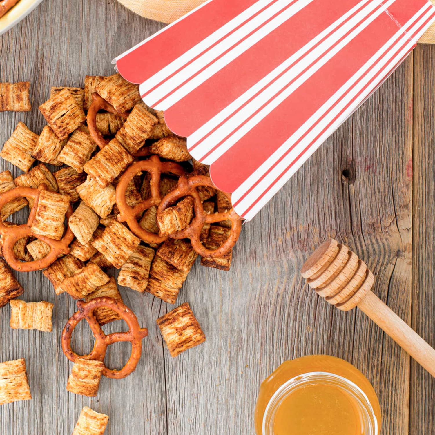 Served with fruit and milk for a balanced start with Quaker Oatmeal Squares.