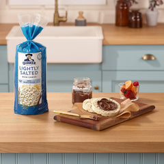 Quaker Rice Cakes Variety Pack front view showing six-pack assortment