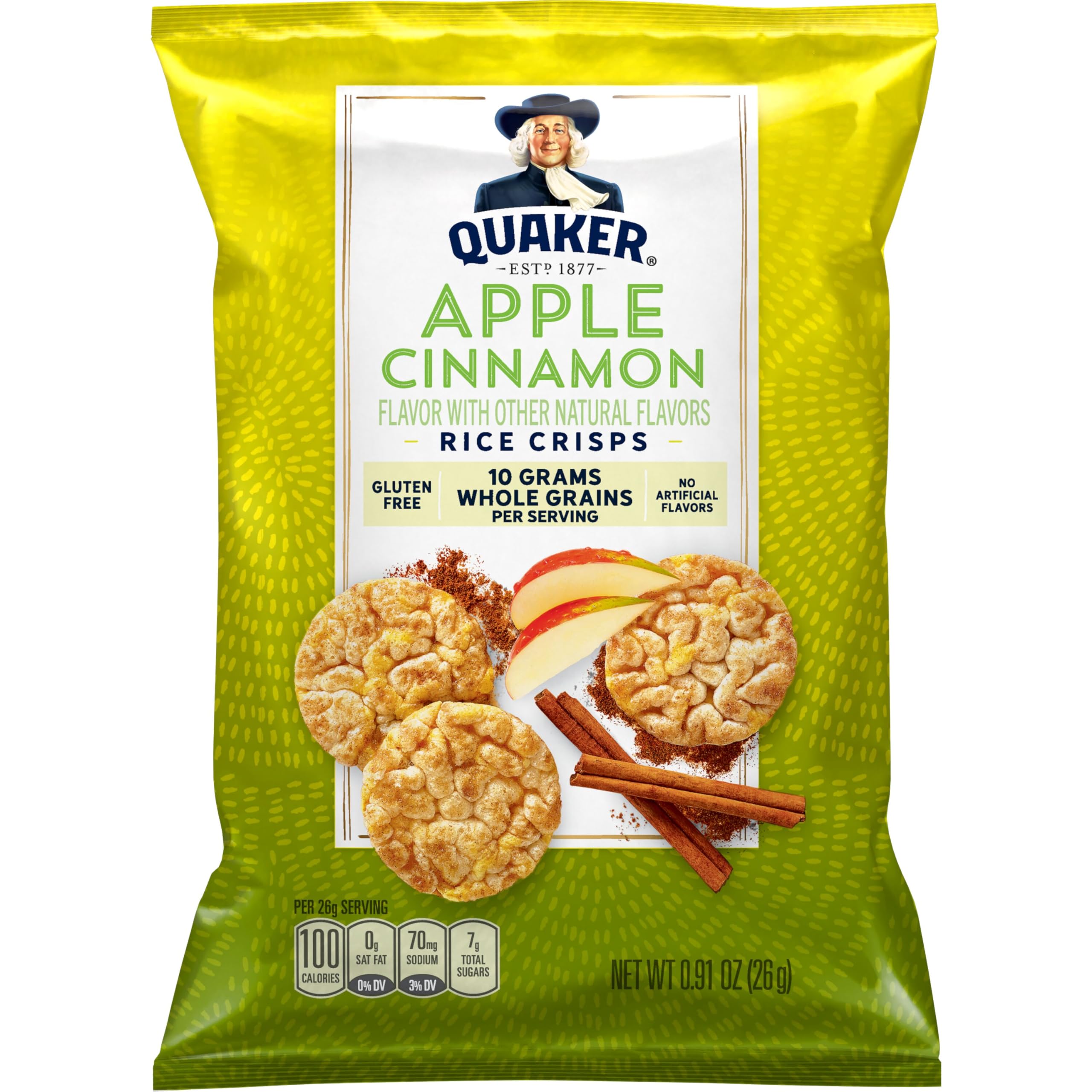 Quaker Rice Crisps buttermilk ranch packet boosts savory variety