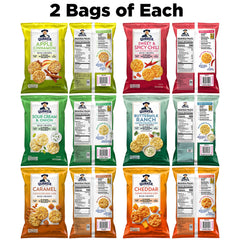 Quaker Rice Crisps Sweet and Spicy Chili bag, bold flavor option