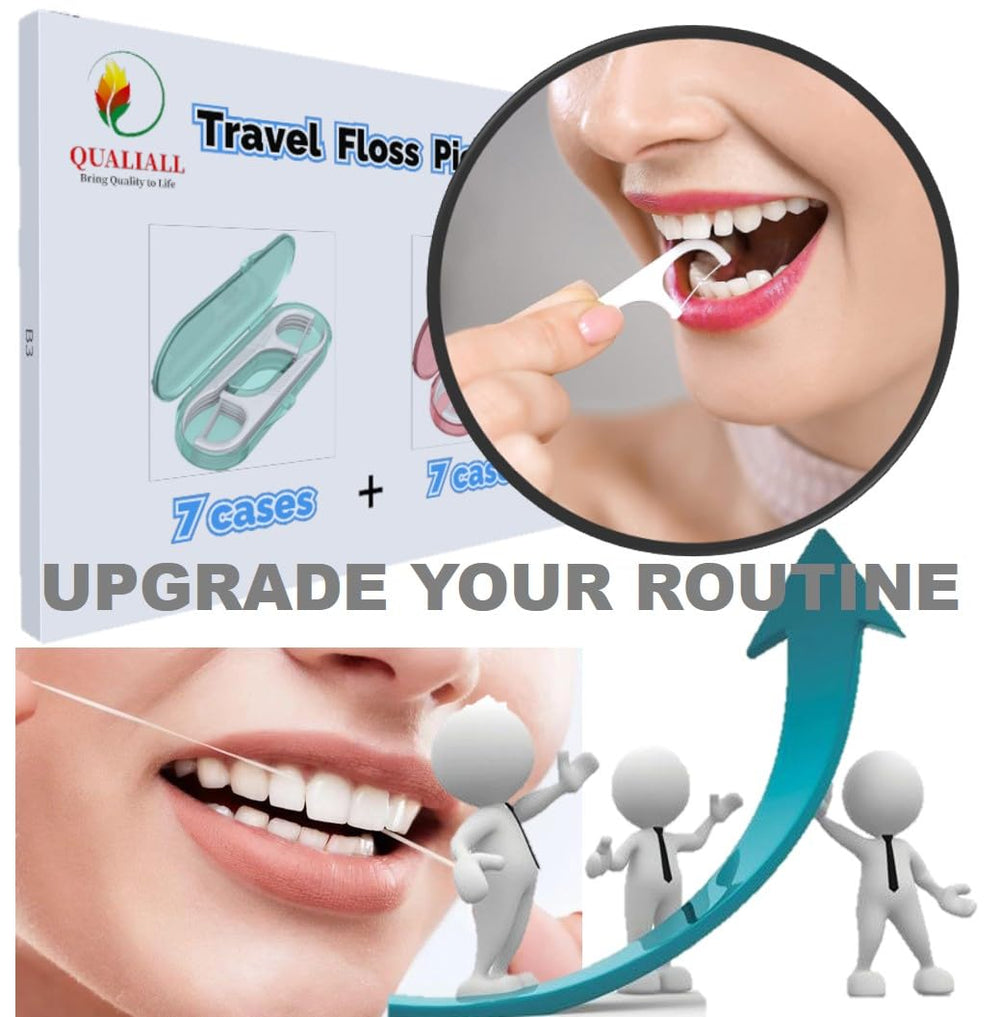 QUALIALL portable dental care kit ready for travel or daily use