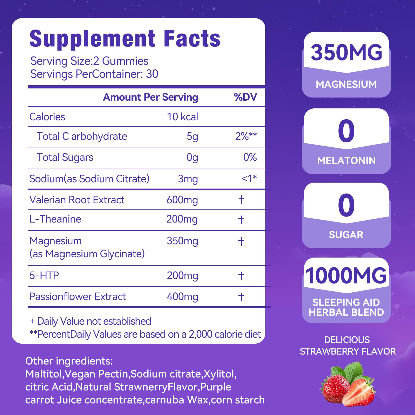 QualiLife L-Theanine and 5-HTP blend gummies, promote focused calm before bed