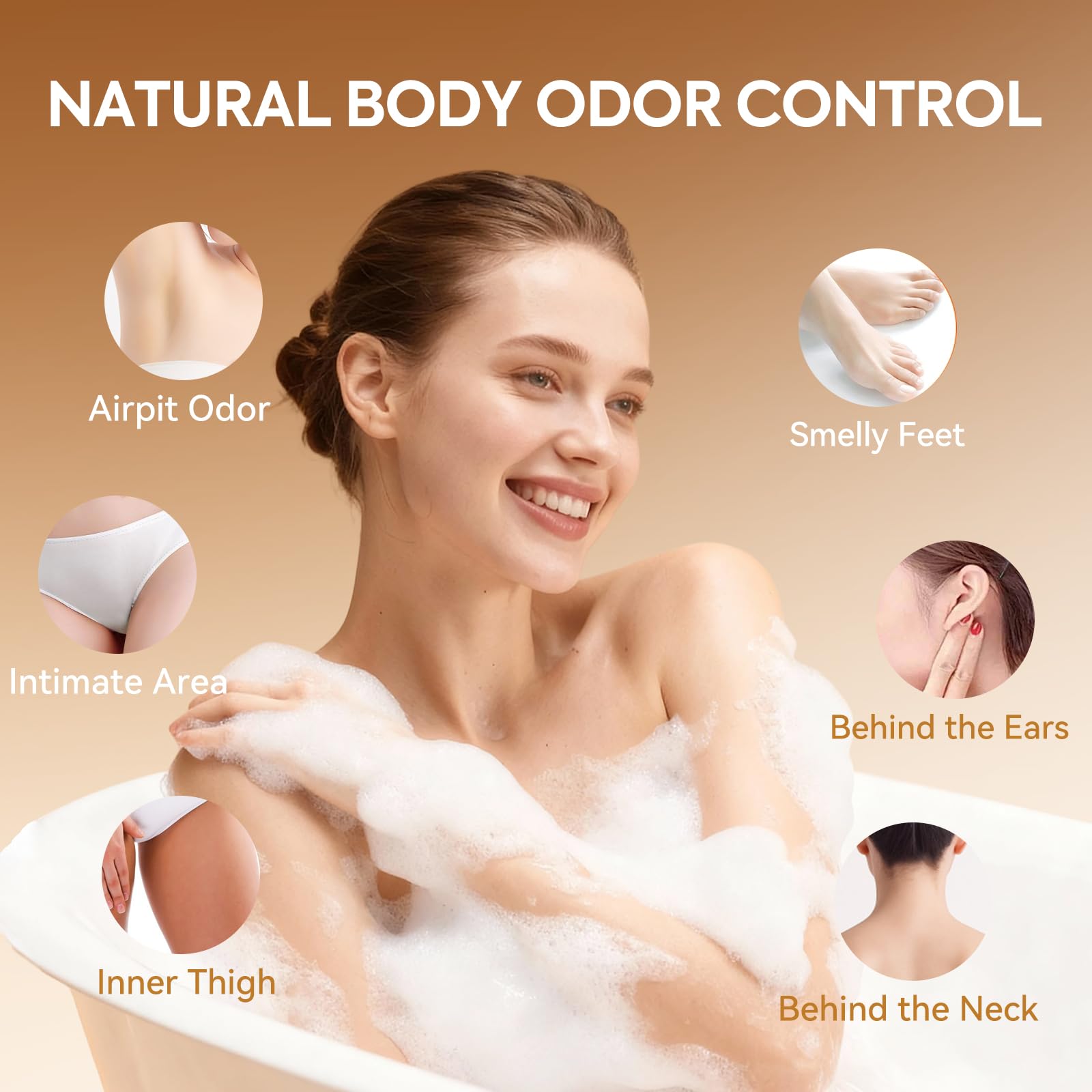 Illustration of olive oil and shea butter in Persimmon Body Wash for hydration.
