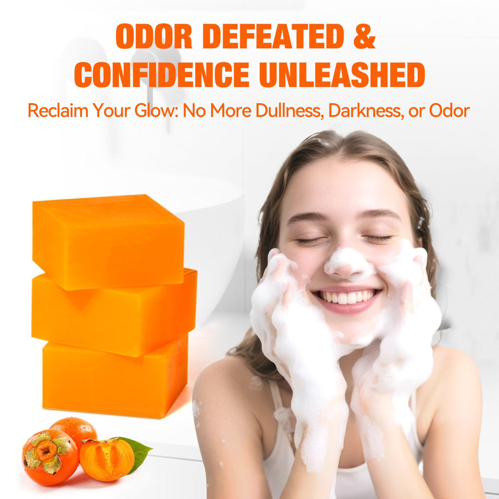 QualiLife persimmon soap bar natural ingredients promote comfortable freshness.
