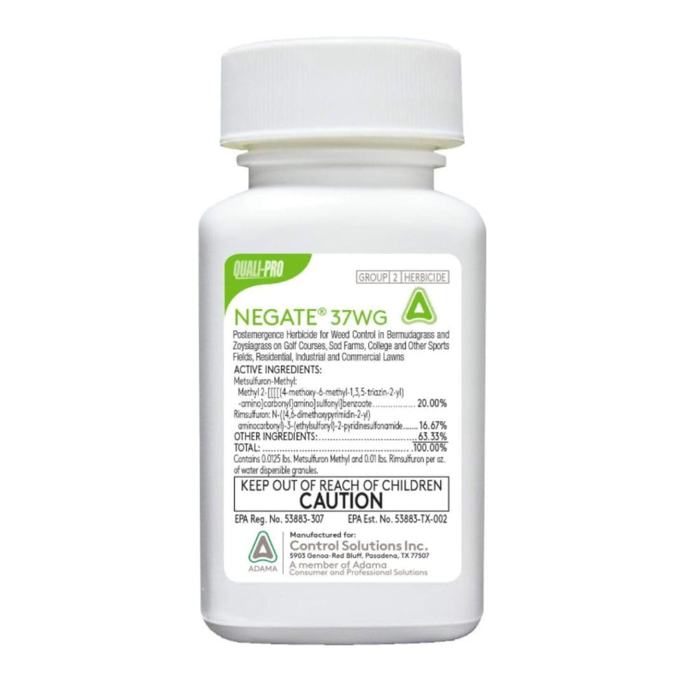 Quali-Pro Negate 37WG granular formulation for broadleaf weed control in warm-season turf